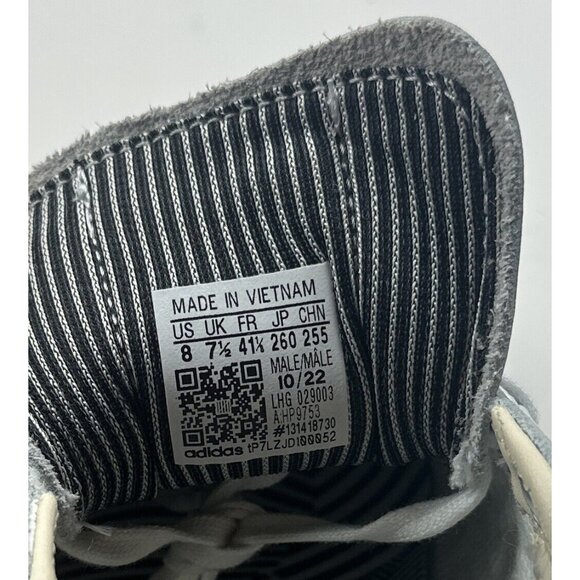 Adidas Lucas Puig Mens 8 White Low Skateboarding Shoes Sneakers Leather HP9753 - Picture 9 of 10